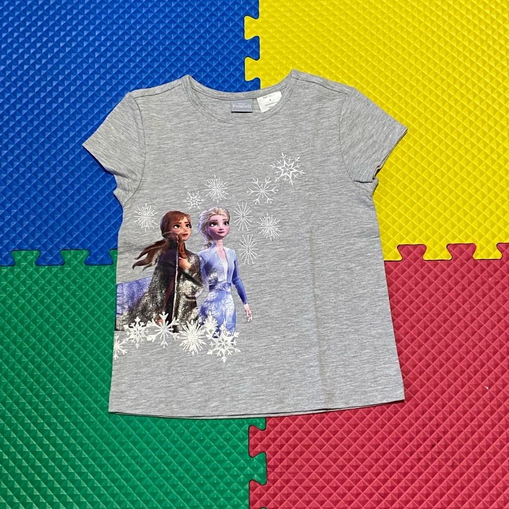 Girl clothes Disney Frozen Elsa Anna T-shirt size 6